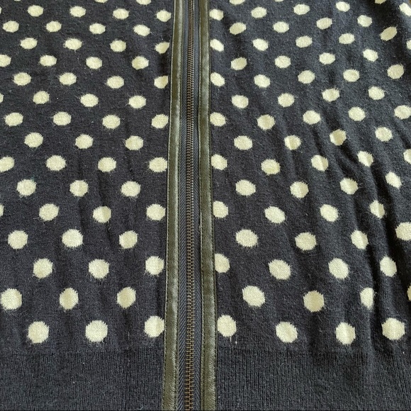 Ann Taylor Polka Dot Cashmere Blend Cardigan ST - Picture 8 of 8